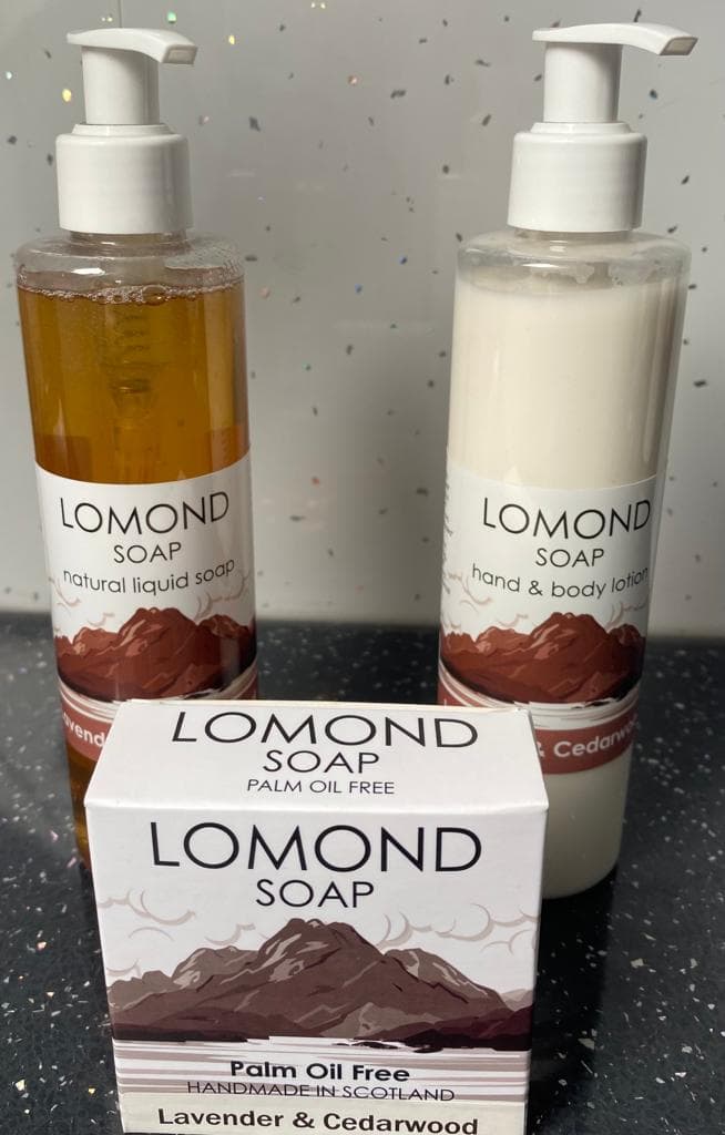 Lavender & cedarwood natural liquid soap