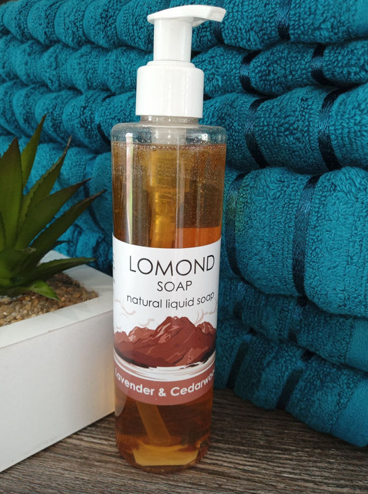 Lavender & cedarwood natural liquid soap