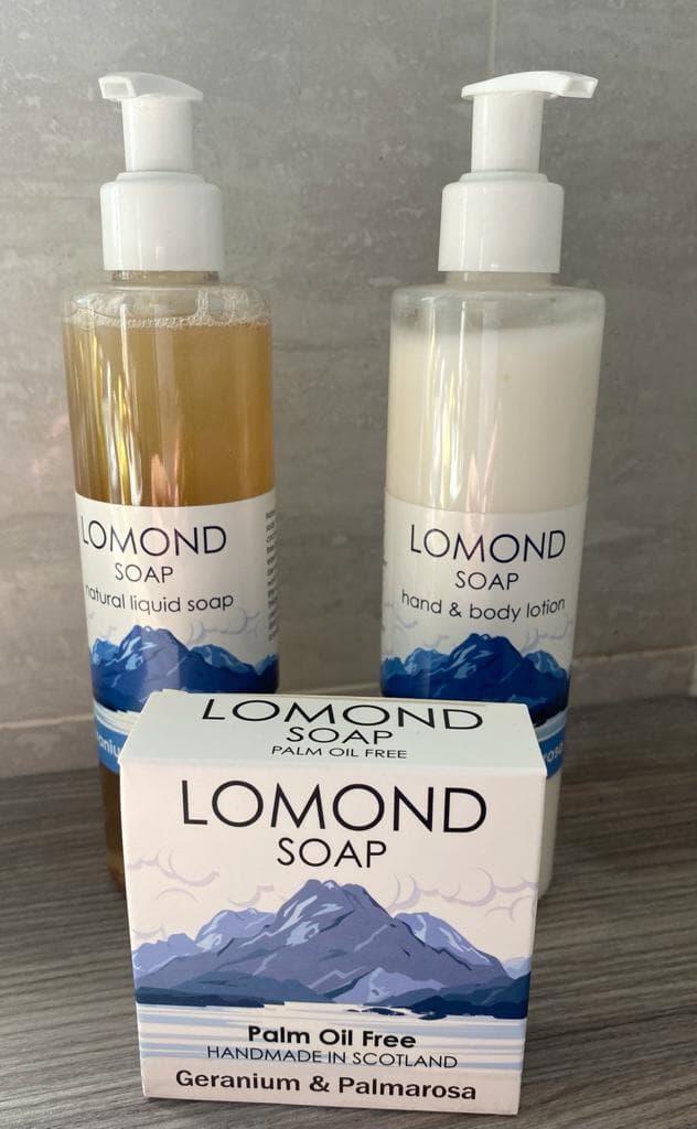 Geranium & palmarosa natural liquid soap
