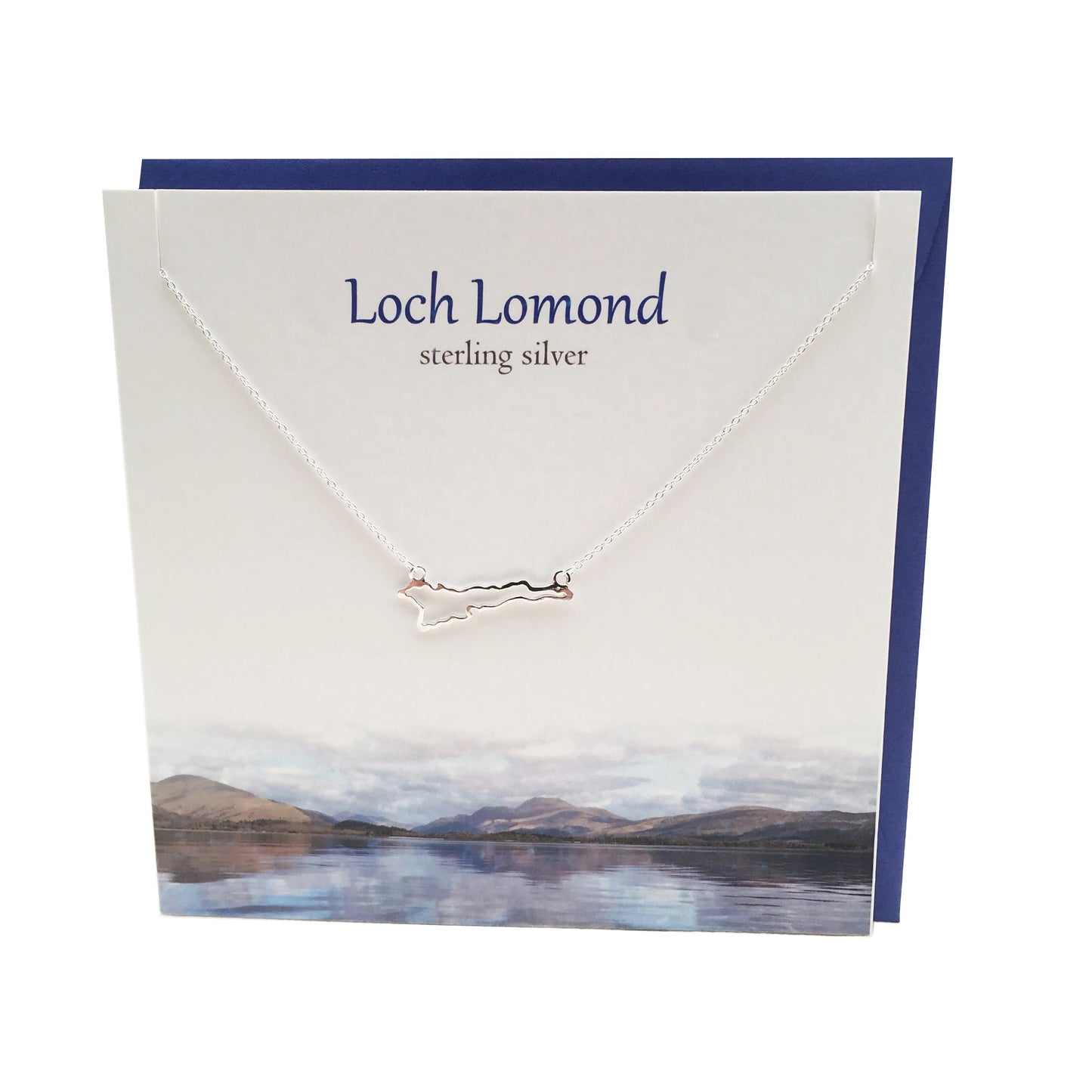 Loch Lomond sterling silver necklace